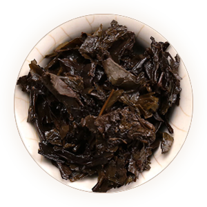 Inherited reference illustration for Anhua Dark Tea (Fu Brick) infused leaves