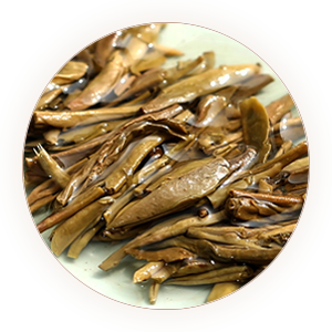 Inherited reference illustration for Chongqing Tuocha infused leaves