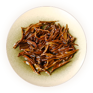 Inherited reference illustration for Chuanhong Gongfu infused leaves