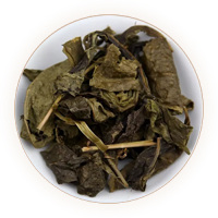 Inherited reference illustration for Huang Da Cha infused leaves