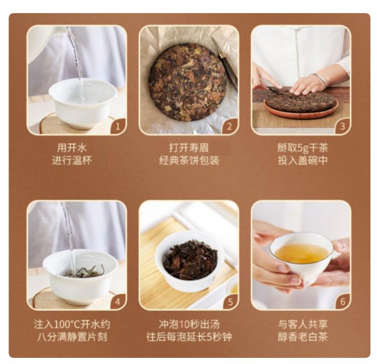 Original Chinese-labelled Shoumei brewing illustration with English conditions