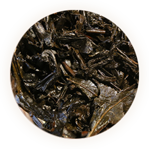 Inherited reference illustration for Ya’an Tibetan Tea infused leaves