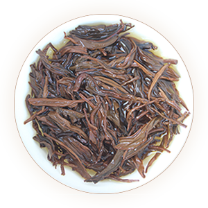 An inherited photograph of infused Yihong Gongfu leaves