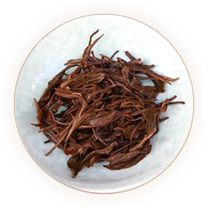 Inherited reference illustration for Yin Jun Mei infused leaves